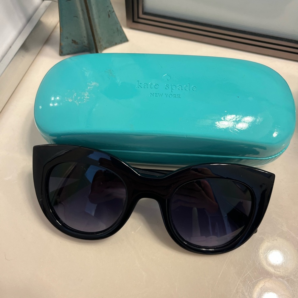 Kate Spade Black Cat-Eye Sunglasses